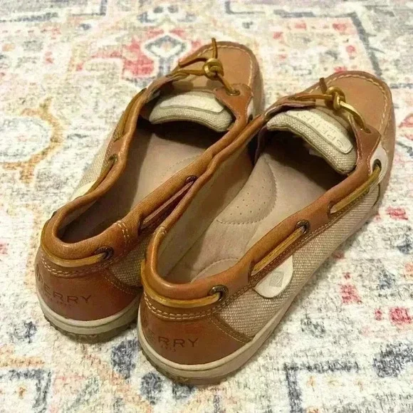 Sperry Dunefish Linen Boat Shoes - Picture 3 of 7